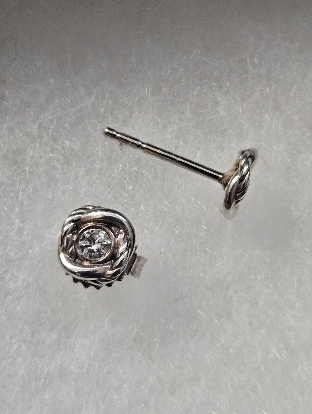 David Yurman Infinity Stud Earrings - Picture 6 of 9